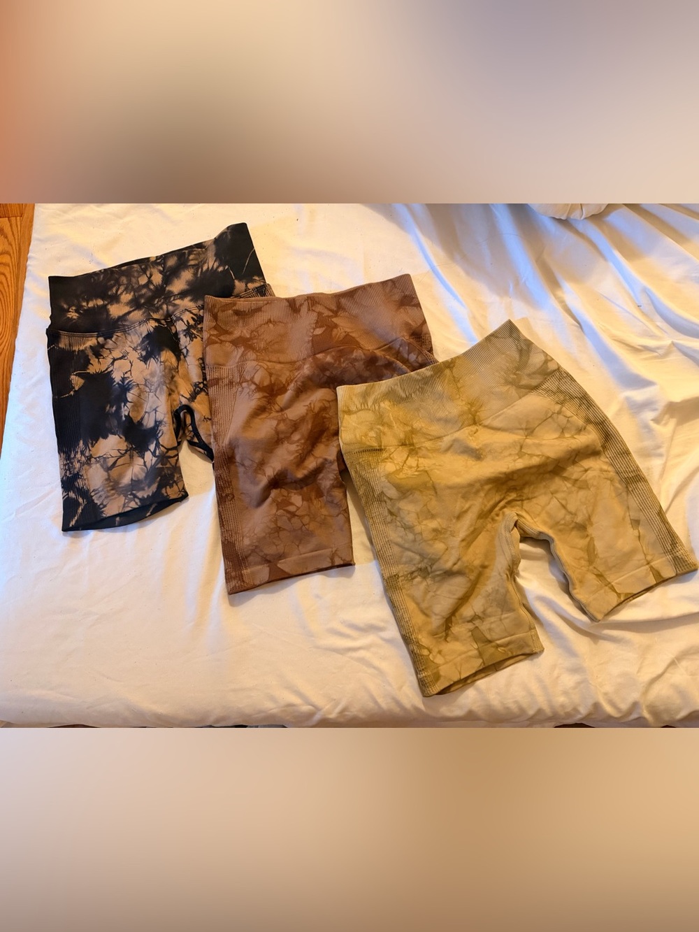 Pchee Bum Marble Biker shorts